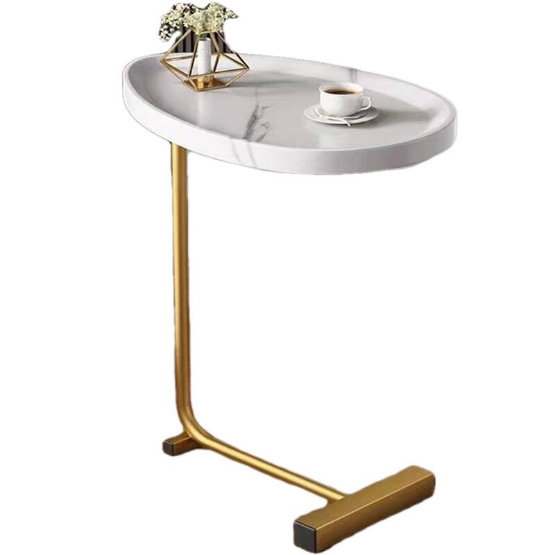 C-shaped Side Table, Small Sofa Table for Cough, Bederoom, Living Room
