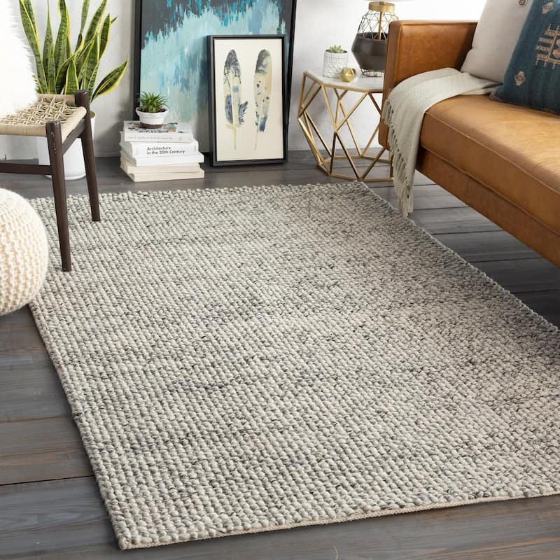 Livabliss Lucerne Modern Area Rug - Charcoal - 6' x 9'