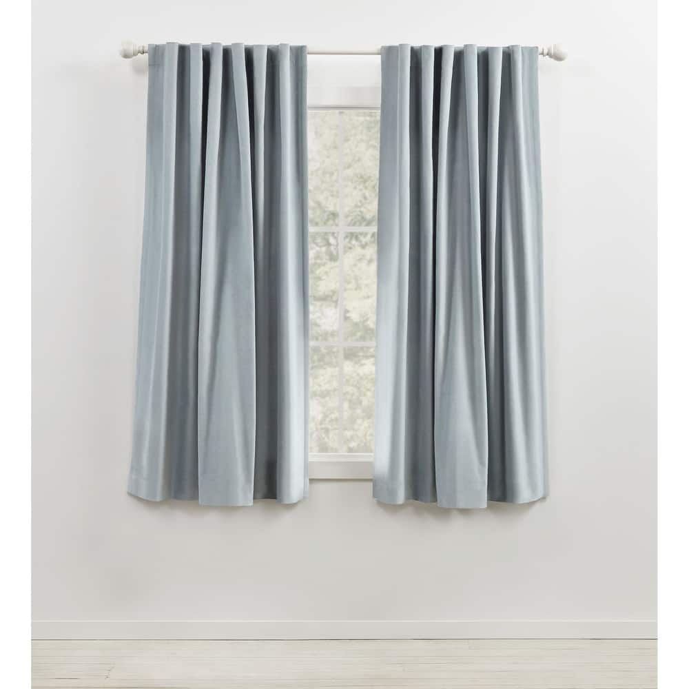 Lauren Ralph Lauren Velvety Back Tab/Rod Pocket Curtain Single Panel