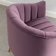 preview thumbnail 7 of 8, SEYNAR Modern Glam Velvet Accent Vanity Chair with Golden Metal Legs for Living Room