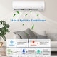 preview thumbnail 2 of 7, White Split Air Conditioner 18000BTU ,Ductless Inverter Heat Pump, 208-230V 17SEER2,Min Split AC/Heating System, Energy Saving