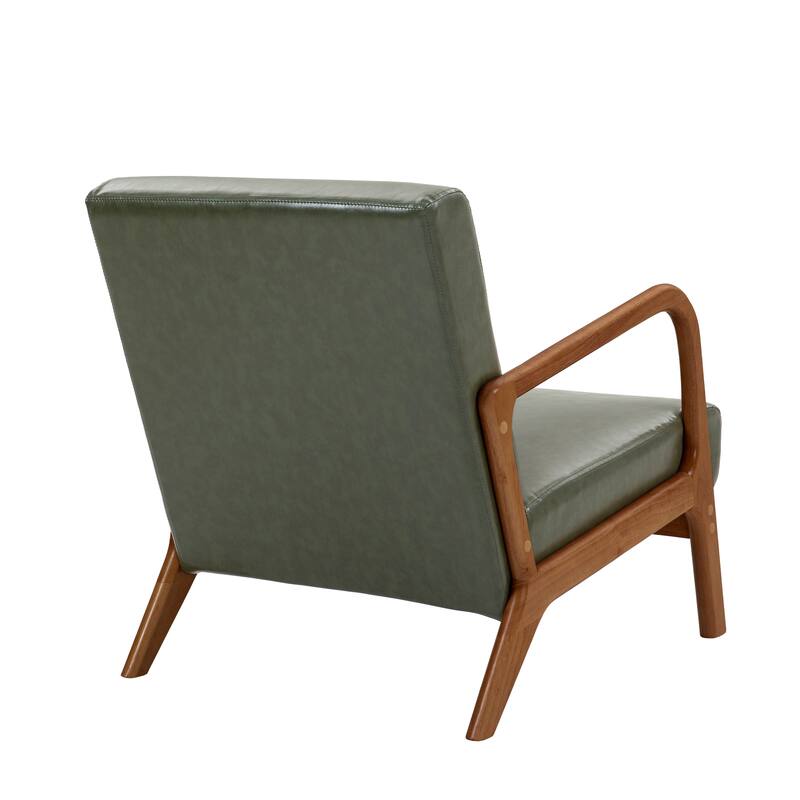 2 Set Mid Century ModernUpholstered Accent Chairs Armchair with Pillow