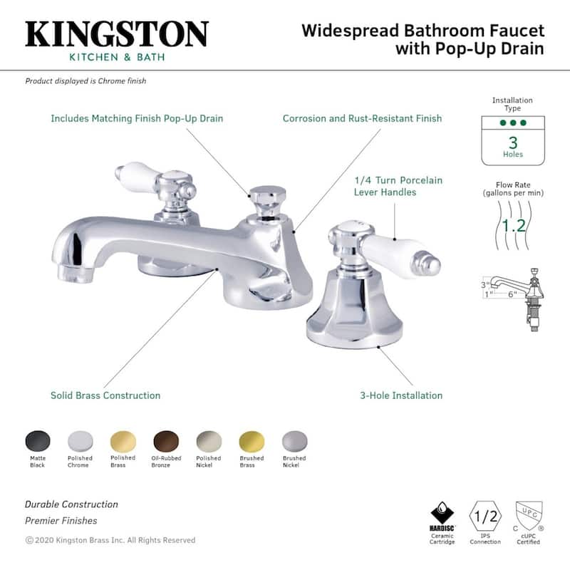 Bel-Air 8 in. Widespread Bathroom Faucet
