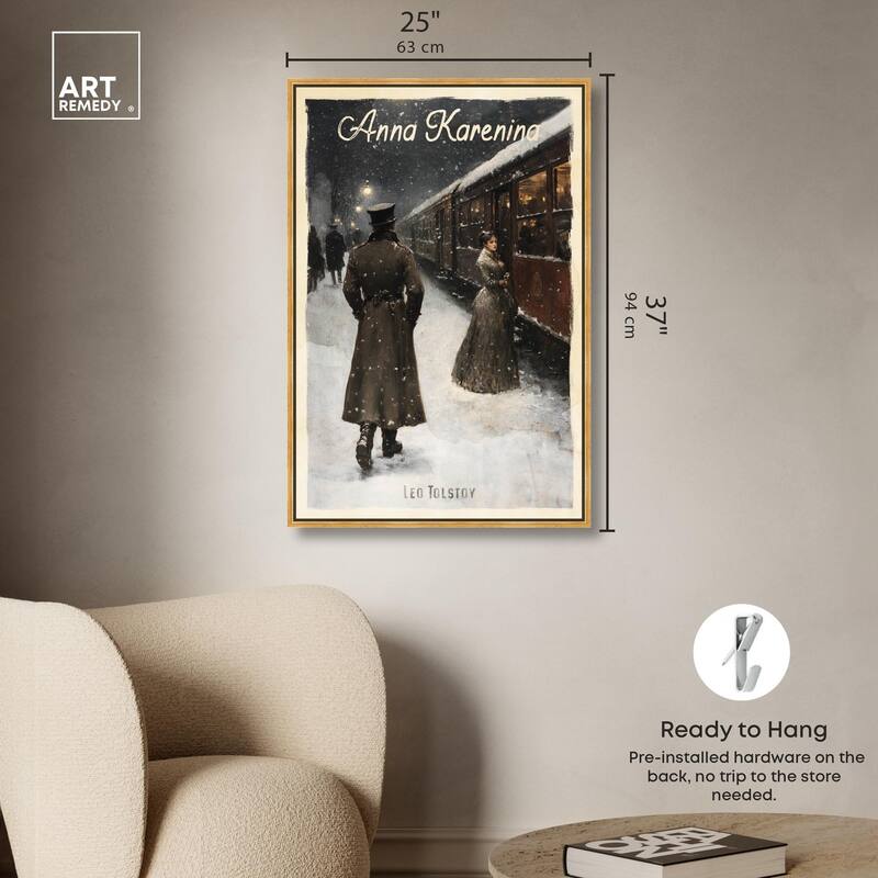 Anna Karenina Canvas by Art Remedy