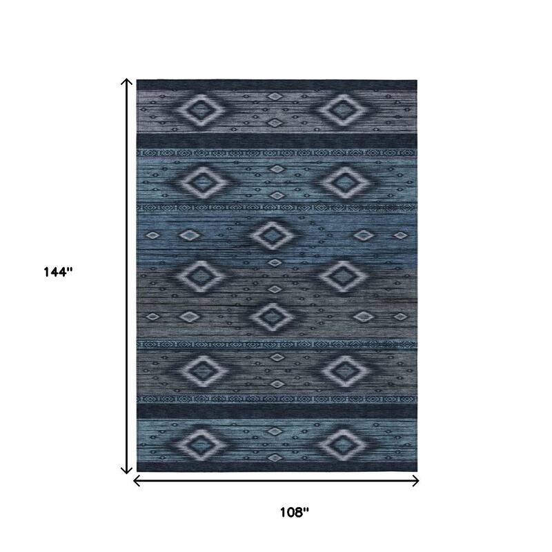 HomeRoots Tribal Transitional Rectangle Outdoor Rug