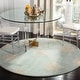 preview thumbnail 8 of 50, SAFAVIEH Handmade Soho Neve Medallion Wool Rug 4' x 4' Round - Turquoise/Yellow
