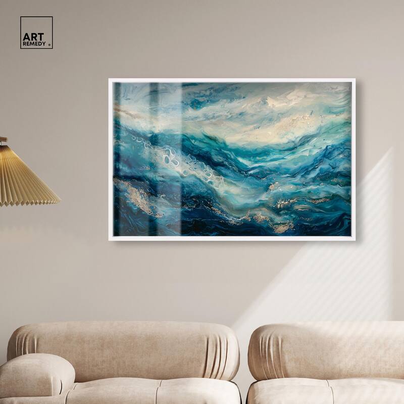 Jeweled Waters Shadowbox by Art Remedy