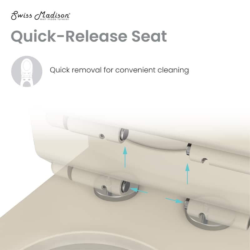 Chaux One Piece Toilet With Front Flush Handle 1.28 Gpf In Bisque - 28.4" x 14.55" 29.5"