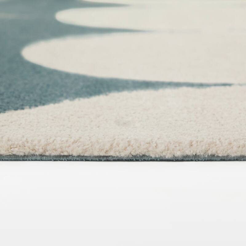 Leto Retro Geometric Area Rug