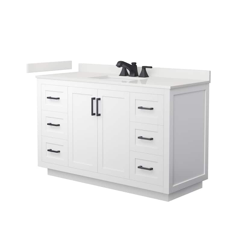 Wyndham Collection WCF292954S-QTZ-US3MXX Miranda 54" Free Standing