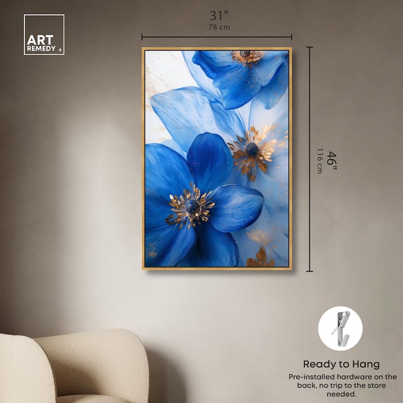 Twilight Teal Tint I Canvas by Art Remedy