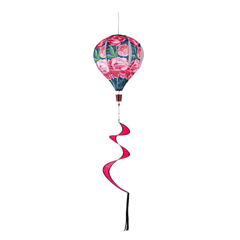 55" Peony Garden Welcome Balloon Spinner