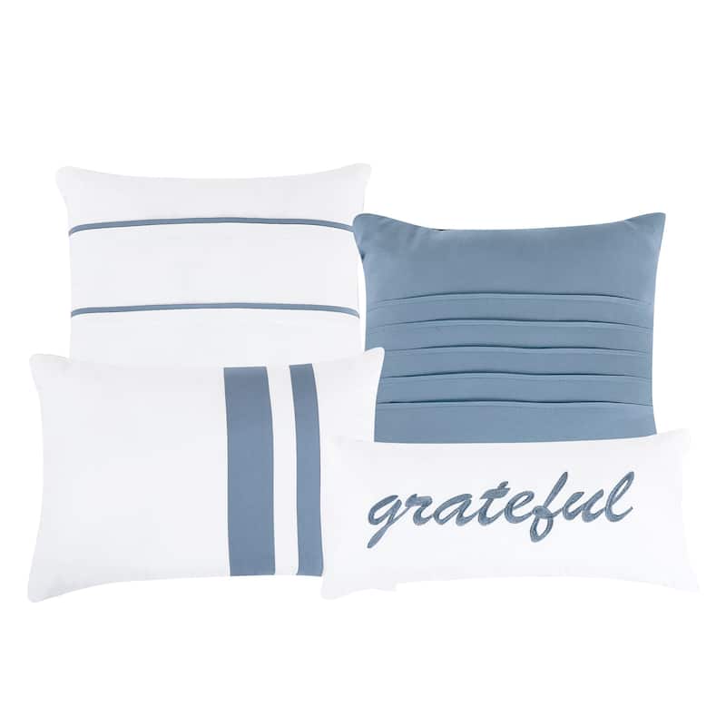MarCielo 7 Pieces Bedding Comforter Set Melody