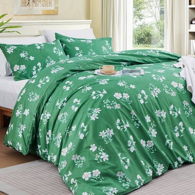 JEAREY 3-Piece Luxury Duvet Cover & Sham Set