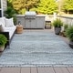preview thumbnail 20 of 118, Machine Washable Indoor/Outdoor Modern Dotty Links Chantille Rug Teal - 10' x 14'