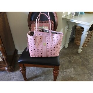 mcm liz tote pink