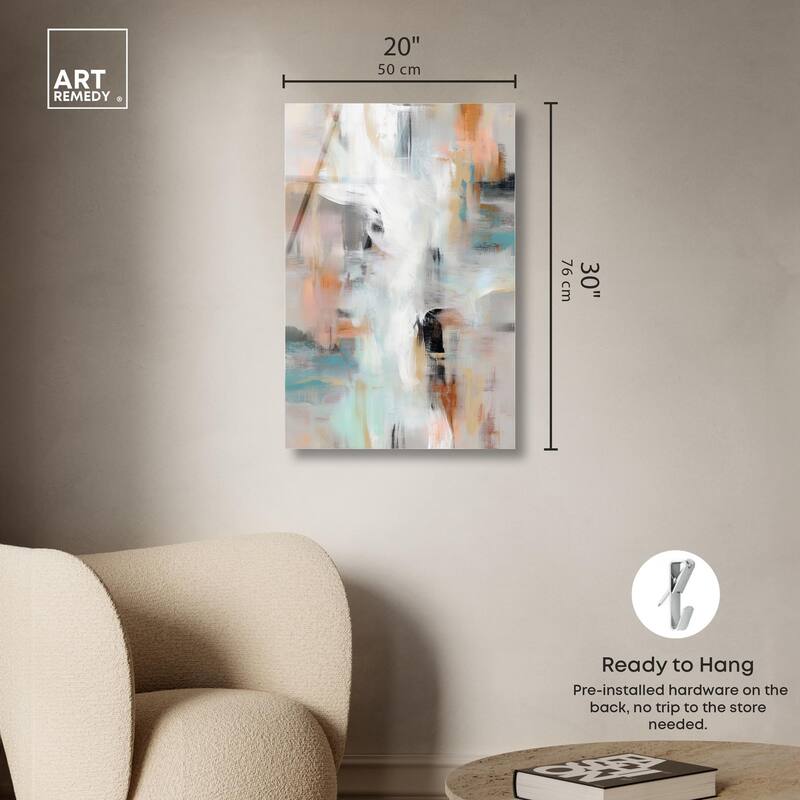 Gilded Mist Acrylic by Art Remedy, Ready to Hang