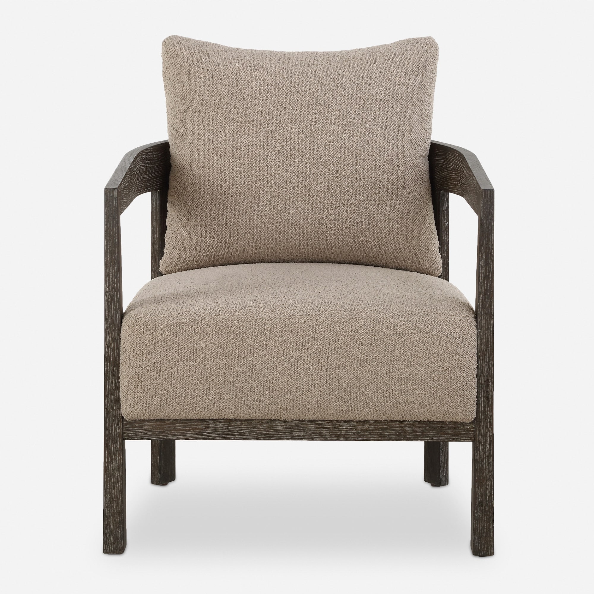 Uttermost 23832 Sienna 27" Wide Wood Framed Polyester Accent Chair