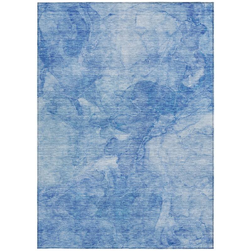 HomeRoots Nautical Transitional Rectangle Outdoor Rug