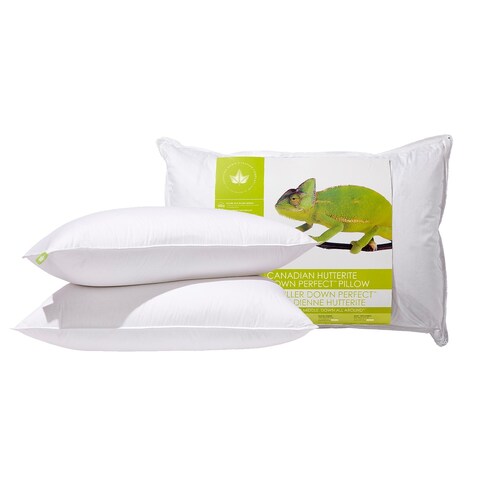 Canadian Down & Feather Company Hutterite Down Perfect Pillow - White