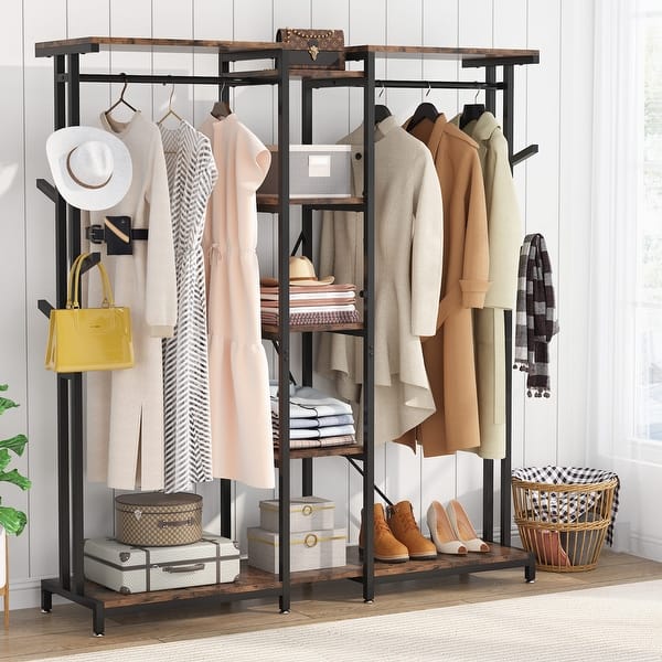 https://ak1.ostkcdn.com/images/products/is/images/direct/13c3c167cee202dc8766573f001bb6d94c2e521b/Extra-Large-Closet-Organizer-with-Hooks-Clothes-Rack-with-Shelves-and-hanging-Rod.jpg?impolicy=medium