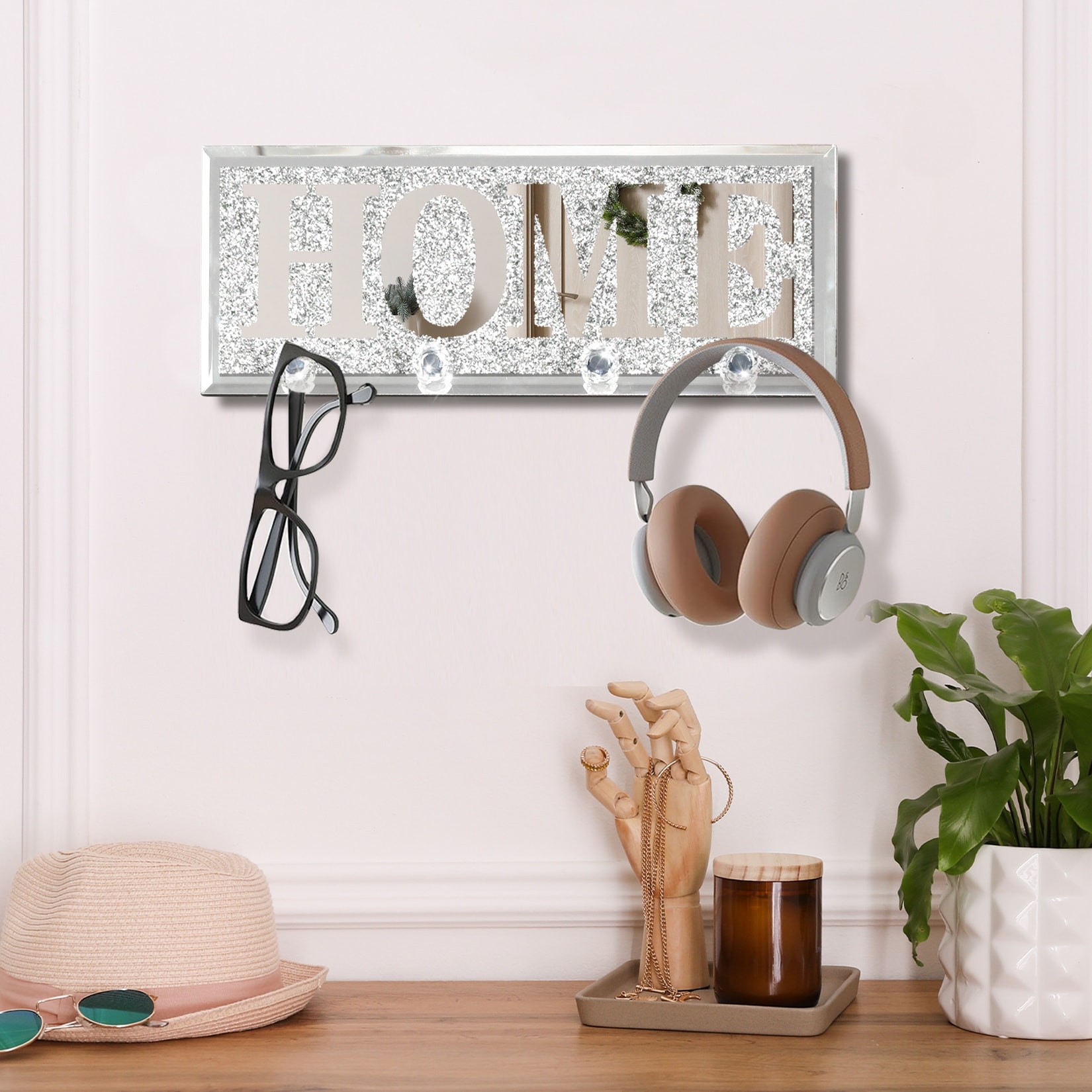 Mirrored key holder new arrivals