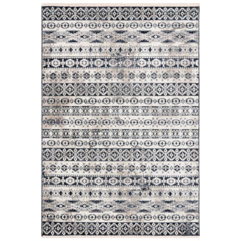 SAFAVIEH Vintage Persian Myrtie Rug - 5'3" x 7'7" - Ivory/Black