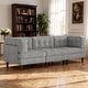 preview thumbnail 106 of 146, Madison Oversized Upholstered Corduroy Modular Sectional Sofa