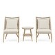preview thumbnail 11 of 18, Furniture of America Delgado 3-Piece Patio Chair & Slate Top Table Set