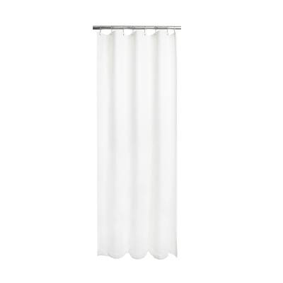 CSI Assure Heavy-duty White Vinyl Shower Curtain