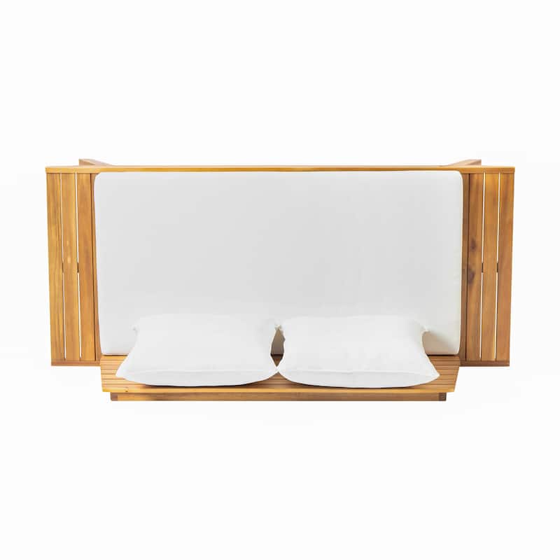 Sedona Acacia Wood 4-piece Outdoor Chat Set by Christopher Knight Home