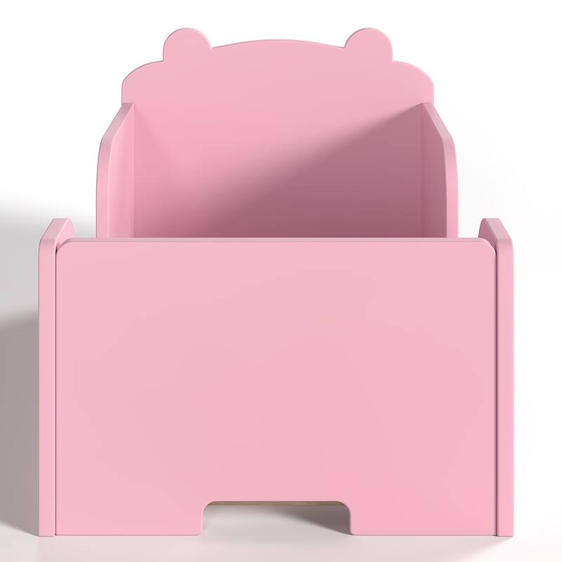 Toddler Floor Bed Frame - Bear Shape Cot Bed for Boys & Girls Ages 3-6