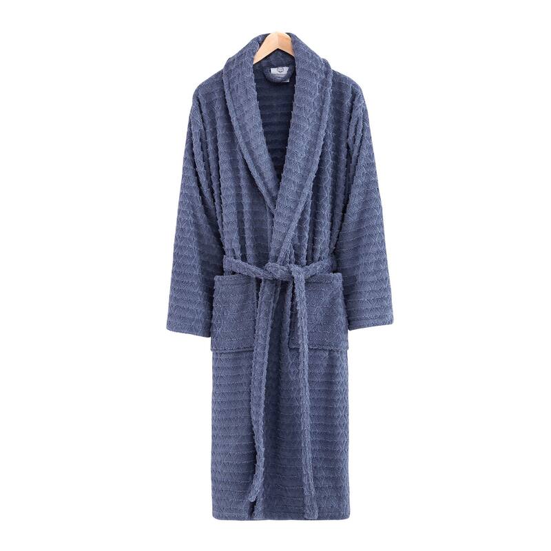 Ozan Premium Home Azure Bathrobes Collection 100 Turkish Cotton Unisex