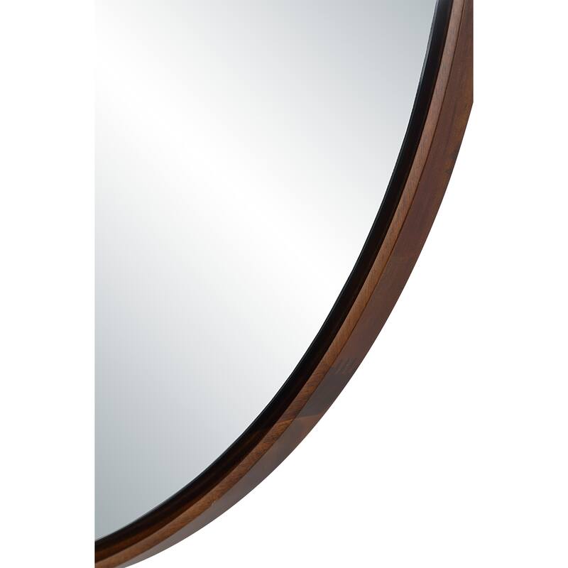 Renwil Cabiria 36" H x 36" W Wall Mirror, Brown