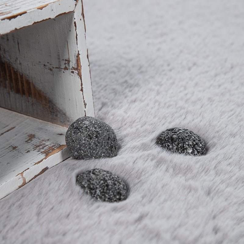 Solid High Pile Area Rug Cosy Luxurious Touch Super Soft
