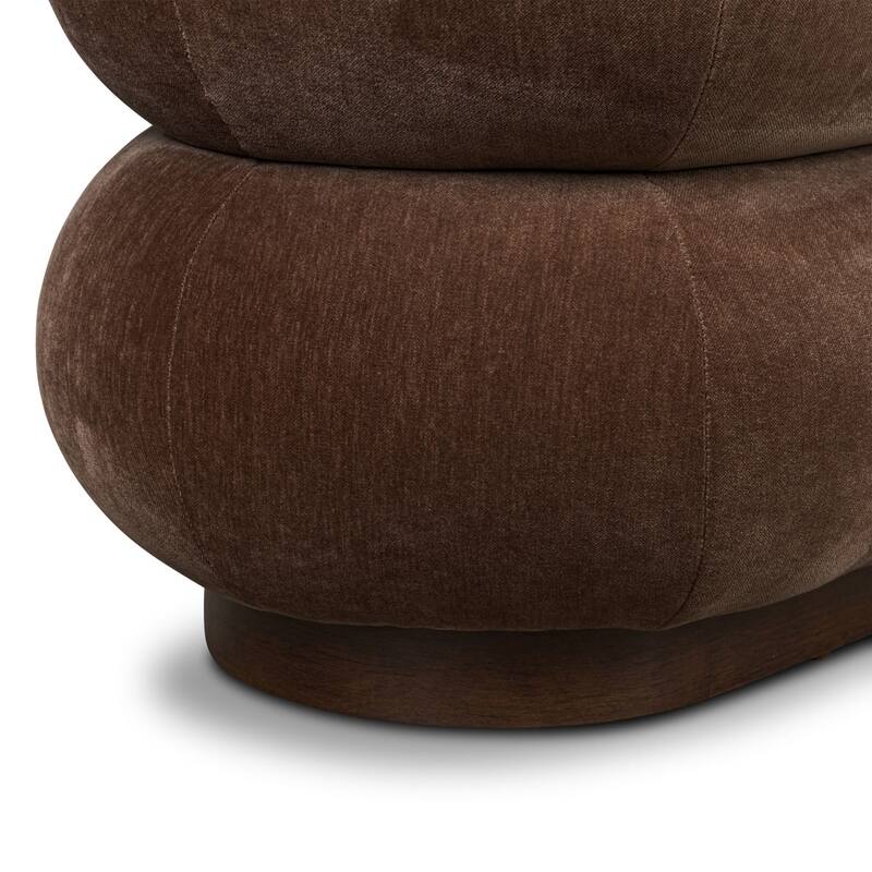 Poly & Bark Varde Bench in Froth White Boucle