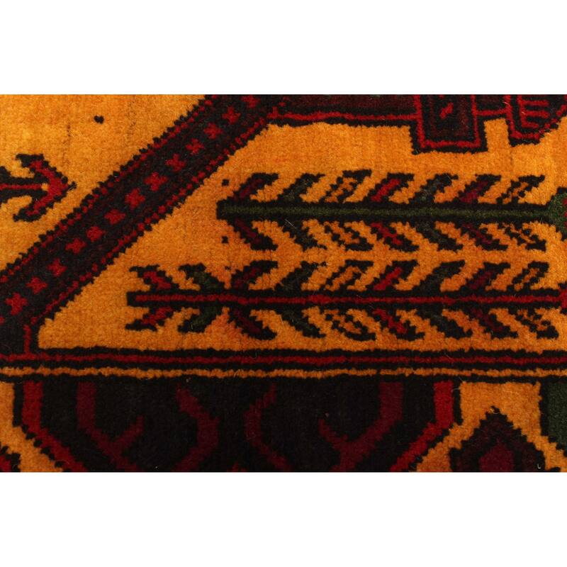 ECARPETGALLERY Hand-knotted Teimani Light Brown Wool Rug - 2'9 x 4'9