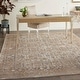 preview thumbnail 30 of 33, Malta Classic Bordered Geometric Medallion Area Rug 9' x 12' - Taupe - Rectangle