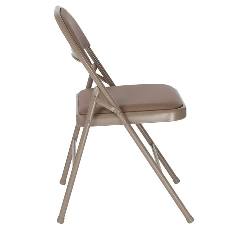 4 Pack Double Braced Vinyl Folding Chair