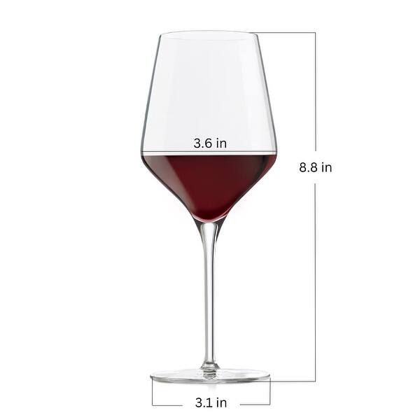 Reserve by Libbey Prism All-Purpose Wine Glasses, 16-ounce, Set of 12 - Set of 12