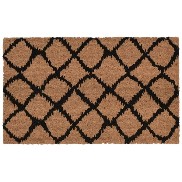 Liora Manne Trellis Coir Welcome Door Mat (1'6" x 2'6")