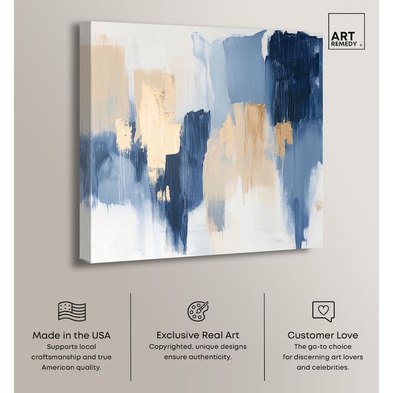 Soothing Hues I Canvas by Art Remedy, Gallery Wrapped