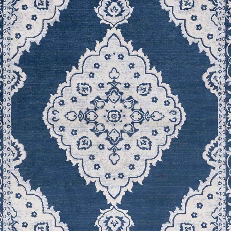 Carrington Shabby Chic Medallion Indoor Area Rug