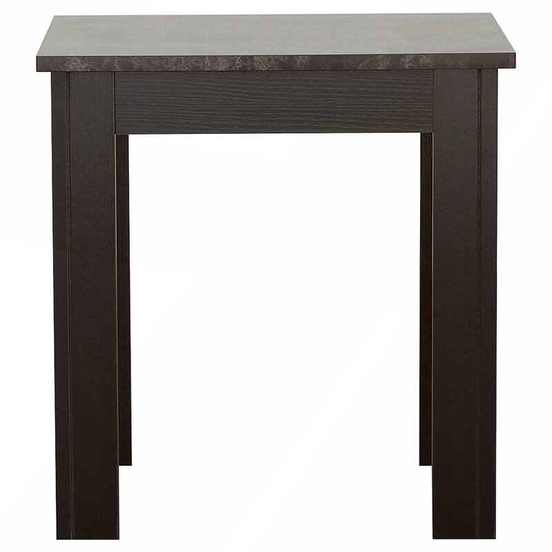 Grey 3-Piece Faux Marble Top Coffee Table Set
