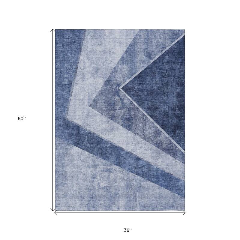 HomeRoots Geometric Transitional Rectangle Outdoor Rug