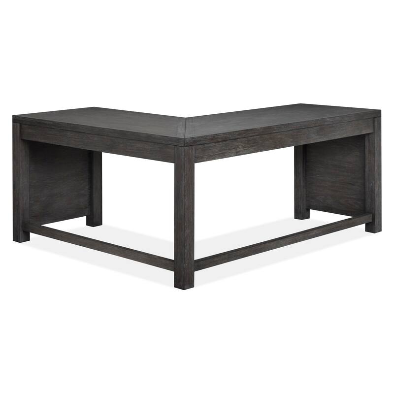 Magnussen Home Plum Creek Ravenwood Black L-Desk