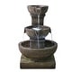 preview thumbnail 6 of 7, Outdoor Waterfall Fountain Soothing Water Fountains with LED Lights