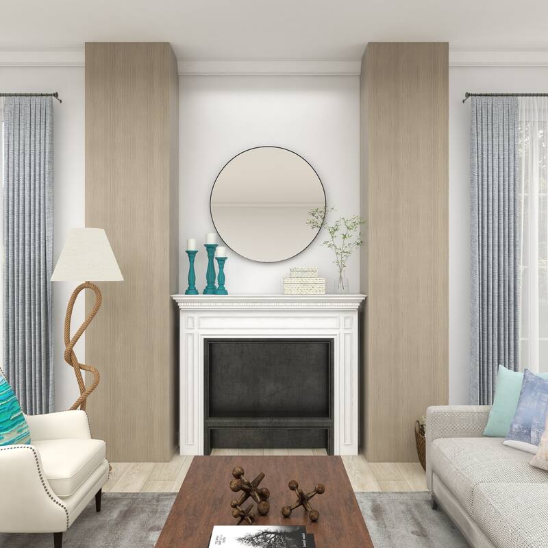 Gray, Green, Brown or Blue Wooden Distressed Turned Decorative Candle Holder (Set of 3)