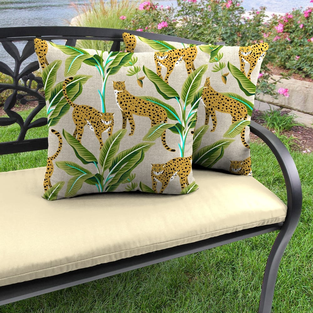 18" x 18" Outdoor Throw Pillow (Set of 2) - 18'' L x 18'' W x 4'' H