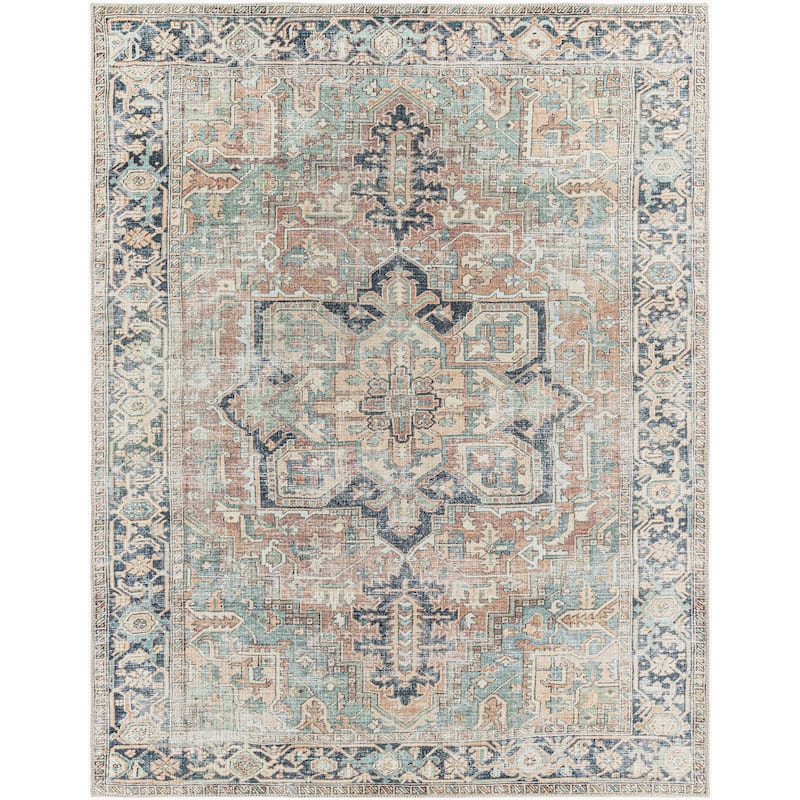 Livabliss Kemer Traditional Washable Area Rug